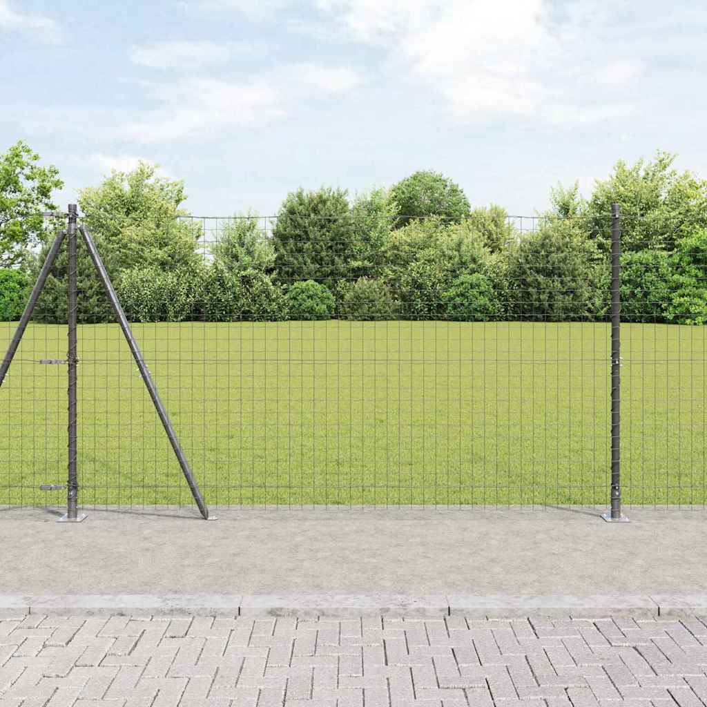 Euro Plotové Kotvení 50 X 0,4 M Stříbrná