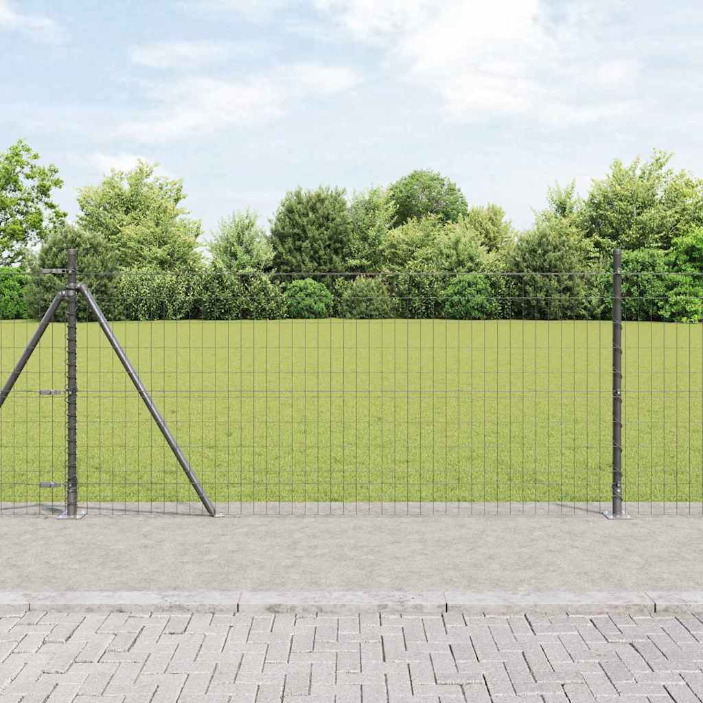 Euro Plotové Kotvení 50 X 0,4 M Stříbrná