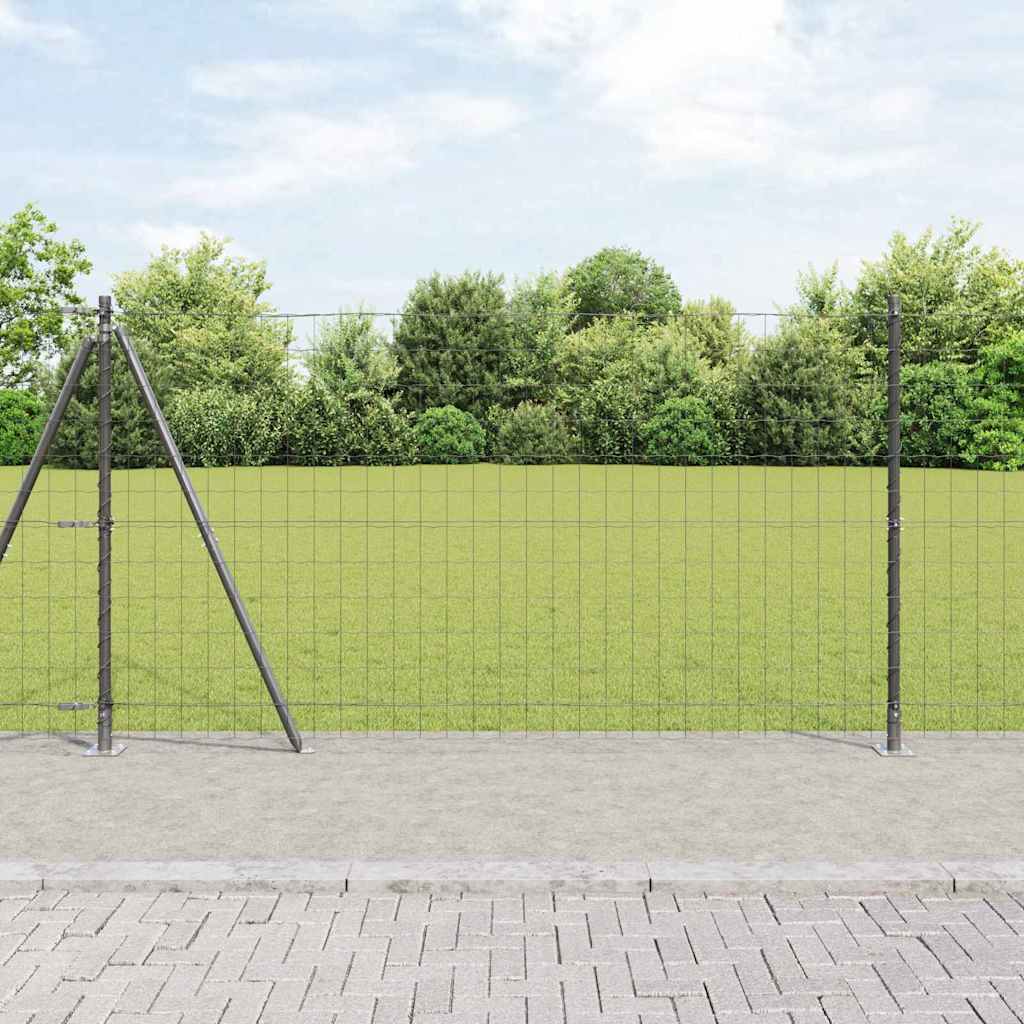 Euro Plotové Kotvení 50 X 0,4 M Stříbrná