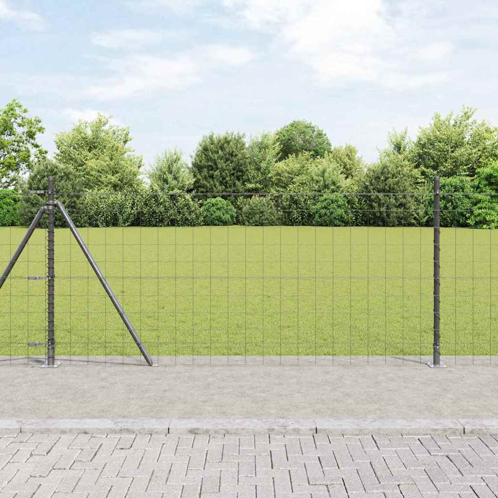 Euro Plotové Kotvení 50 X 0,4 M Stříbrná