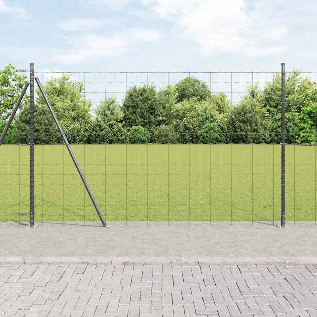 Euro Plotové Kotvení 50 X 0,4 M Stříbrná