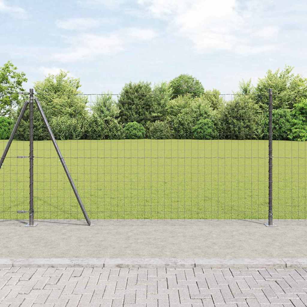 Euro Plotové Kotvení 50 X 0,4 M Stříbrná