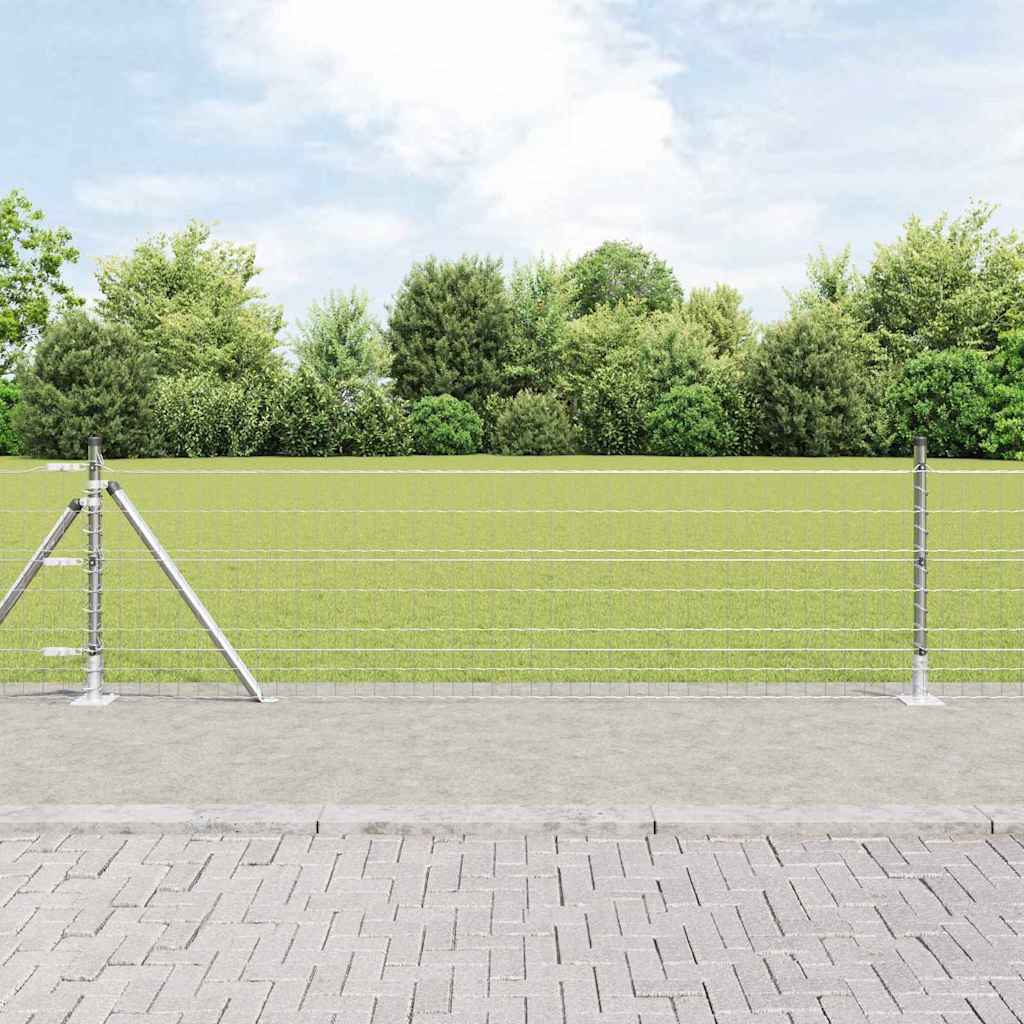 Euro Plotové Kotvení 50 X 0,4 M Stříbrná