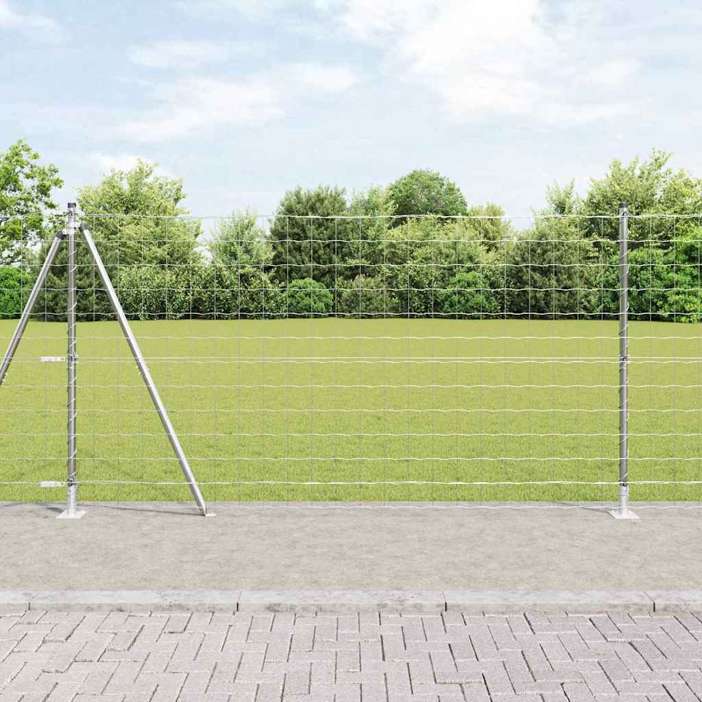 Euro Plotové Kotvení 50 X 0,4 M Stříbrná
