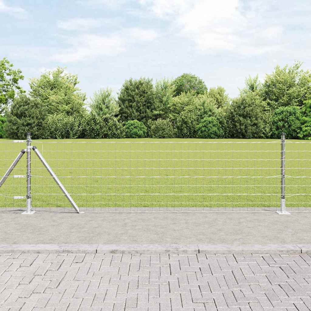 Euro Plotové Kotvení 50 X 0,4 M Stříbrná