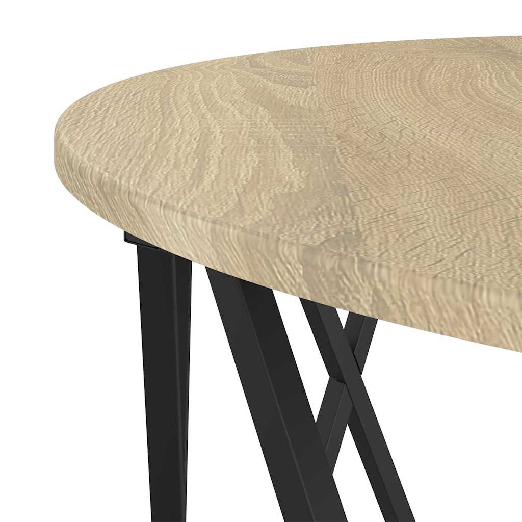 Konferenční Stolek Sonoma Dub 80 X 80 X 42 Cm