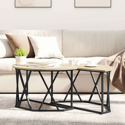 Konferenční Stolek Sonoma Dub 80 X 80 X 42 Cm