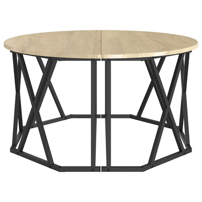 Konferenční Stolek Sonoma Dub 80 X 80 X 42 Cm