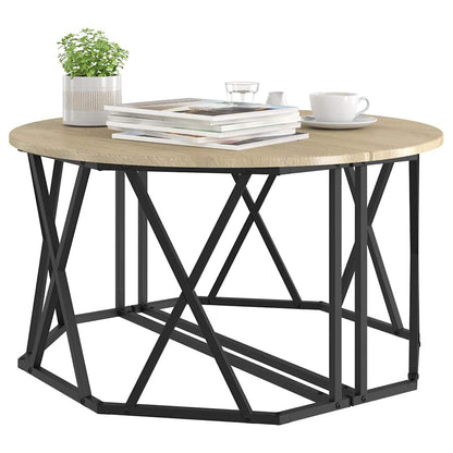 Konferenční Stolek Sonoma Dub 80 X 80 X 42 Cm