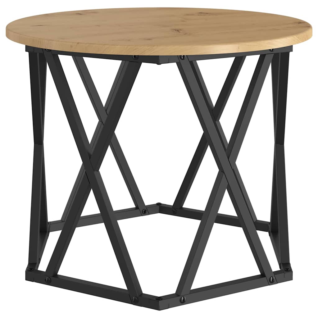 Sestavovací Boční Stůl 3 Pcs Artisanový Dub 53 X 53 X 40 Cm