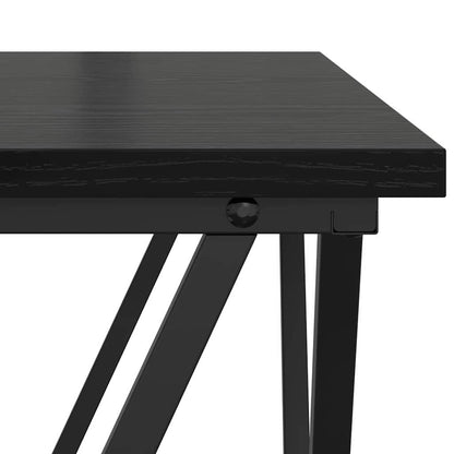 Sada Odkládacích Stolků 2 Pcs Černý Dub 50 X 50 X 40 Cm