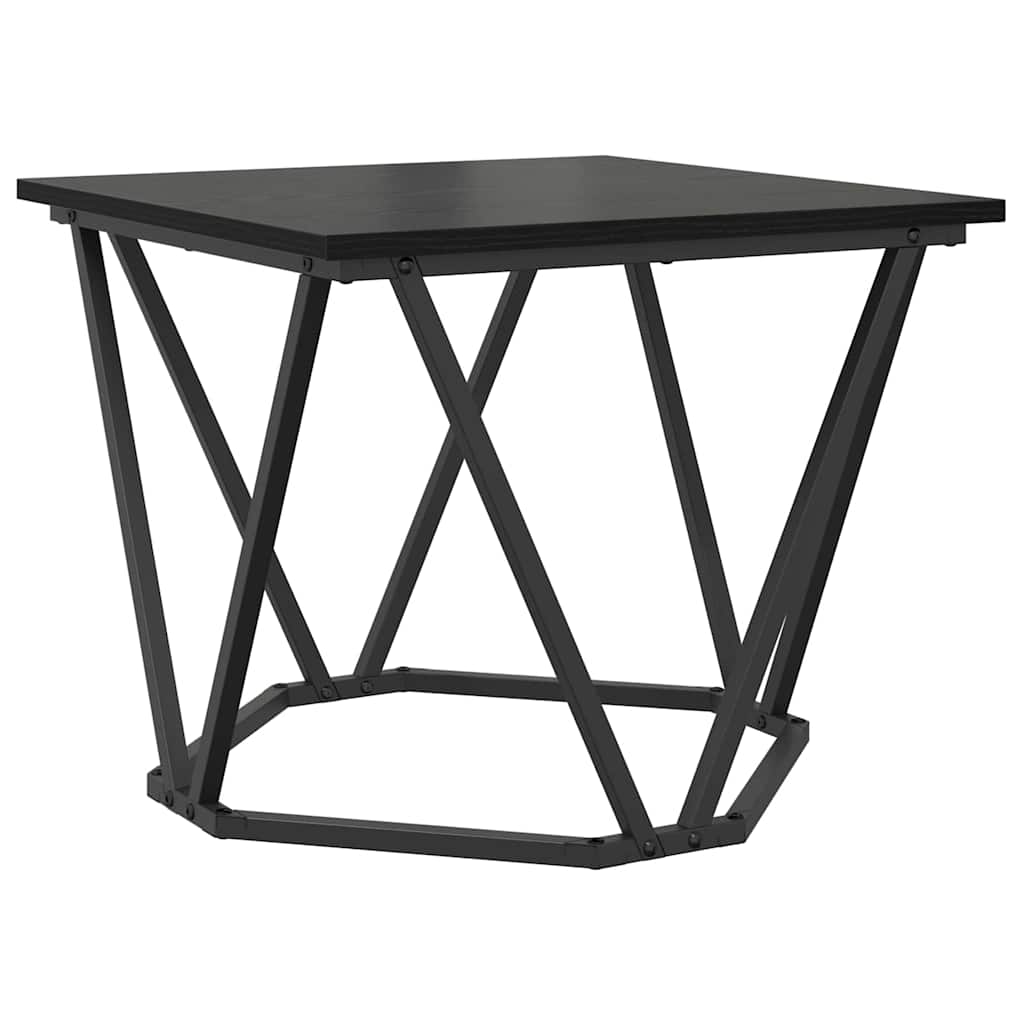 Sada Odkládacích Stolků 2 Pcs Černý Dub 50 X 50 X 40 Cm
