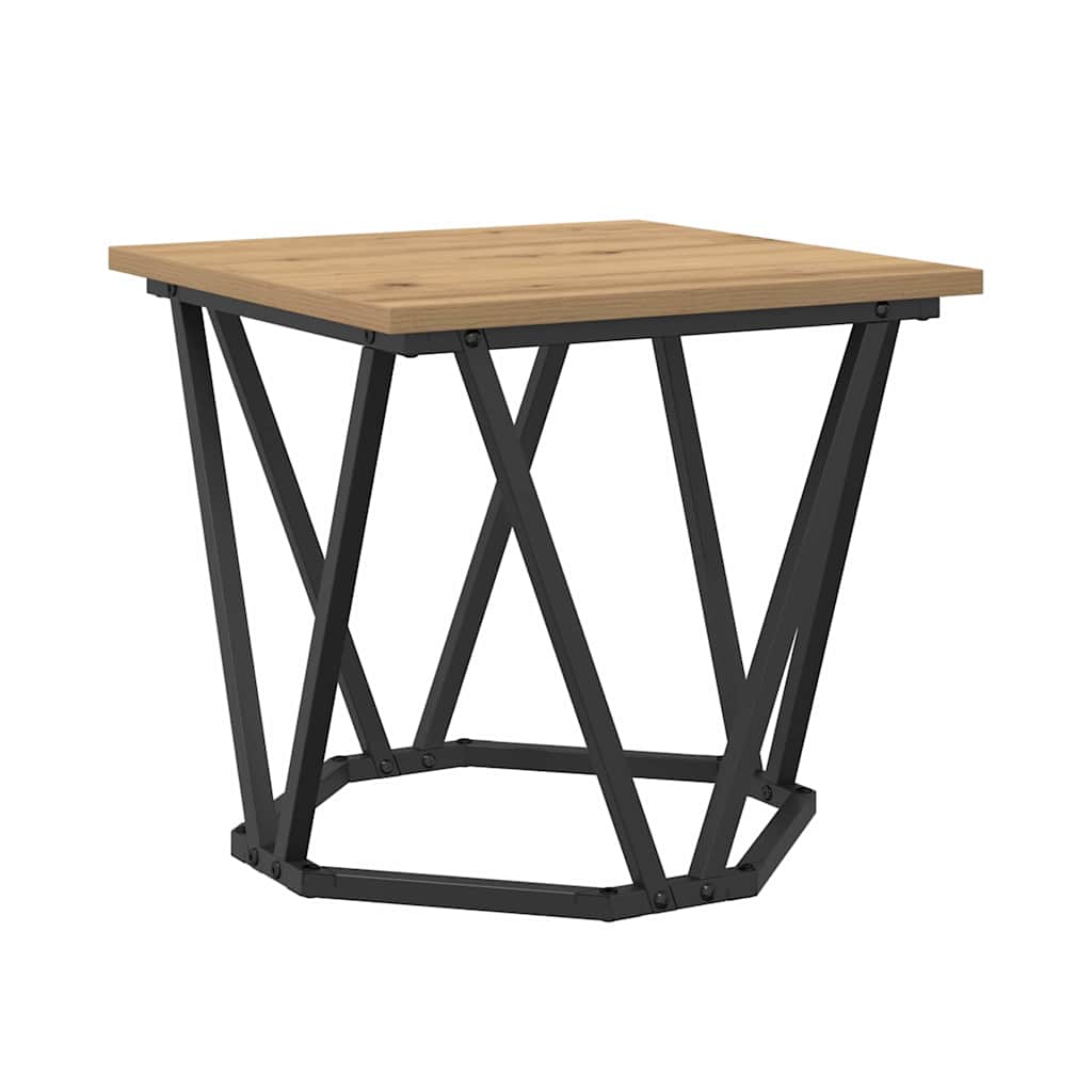 Sada Odkládacích Stolků 2 Pcs Artisanový Dub 50 X 50 X 40 Cm