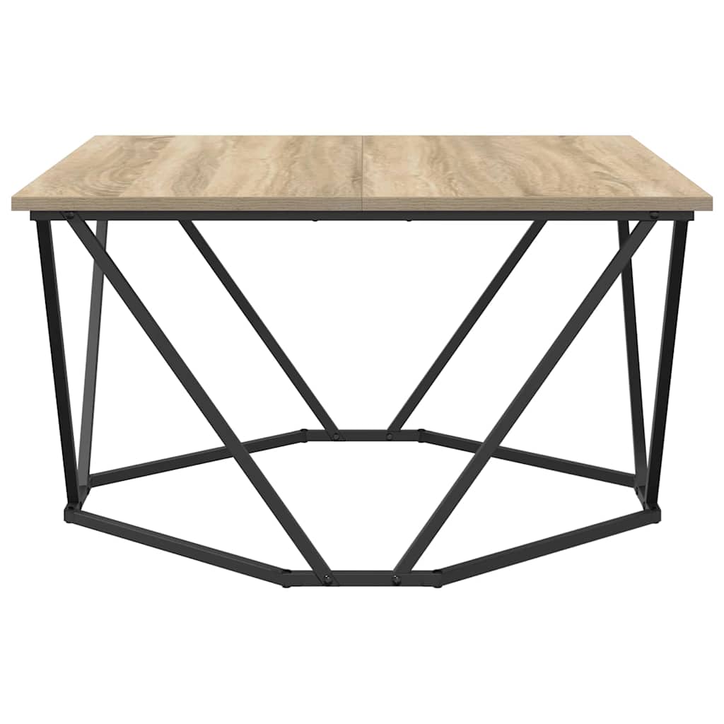 Konferenční Stolek Sonoma Dub 80 X 80 X 45 Cm