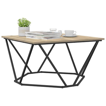 Konferenční Stolek Sonoma Dub 80 X 80 X 45 Cm