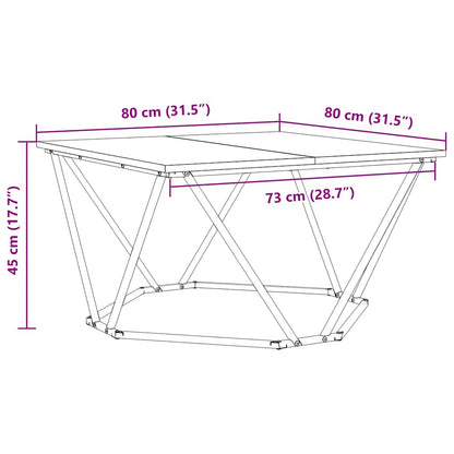 Konferenční Stolek Sonoma Dub 80 X 80 X 45 Cm