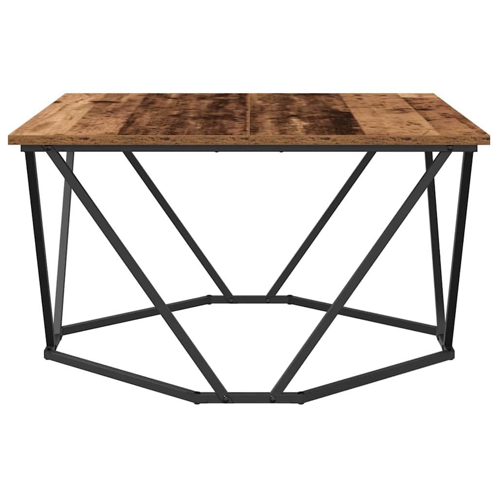 Konferenční Stolek Staré Dřevo 80 X 80 X 45 Cm