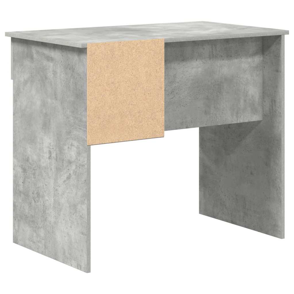 Stůl Betonově Šedá Kompozitní Dřevo 90 X 49 X 75 Cm