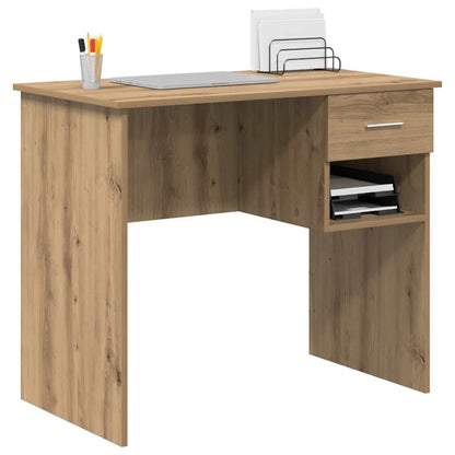 Stůl Artisanový Dub Kompozitní Dřevo 90 X 49 X 75 Cm