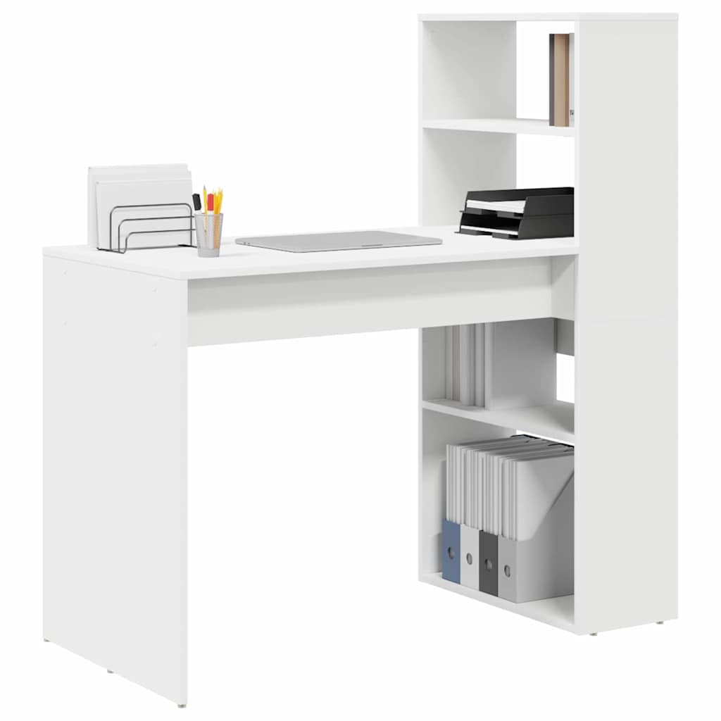 Stůl Bílá Kompozitní Dřevo 113 X 54 X 120 Cm