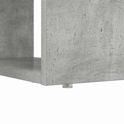 Stůl Betonově Šedá Kompozitní Dřevo 113 X 54 X 120 Cm