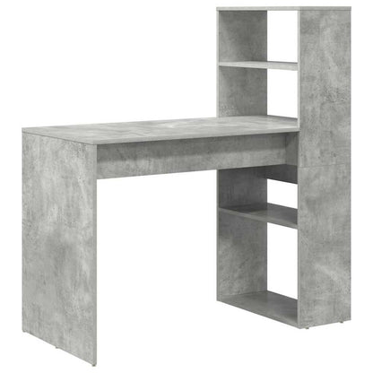Stůl Betonově Šedá Kompozitní Dřevo 113 X 54 X 120 Cm
