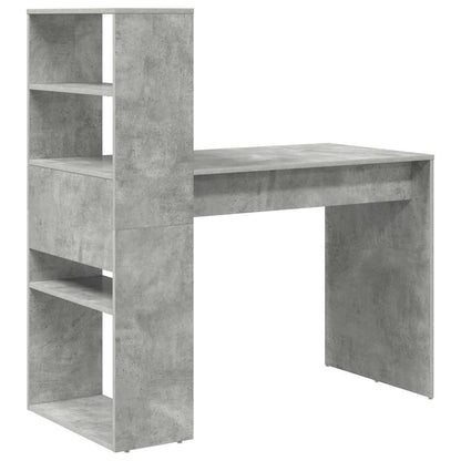 Stůl Betonově Šedá Kompozitní Dřevo 113 X 54 X 120 Cm