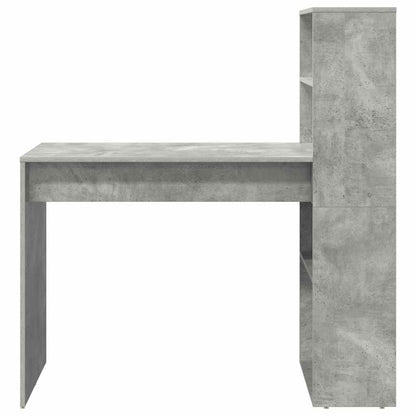 Stůl Betonově Šedá Kompozitní Dřevo 113 X 54 X 120 Cm