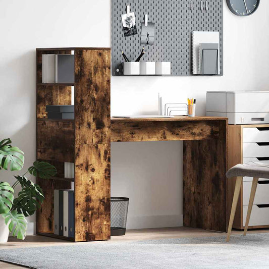 Stůl Kouřový Dub Kompozitní Dřevo 113 X 54 X 120 Cm