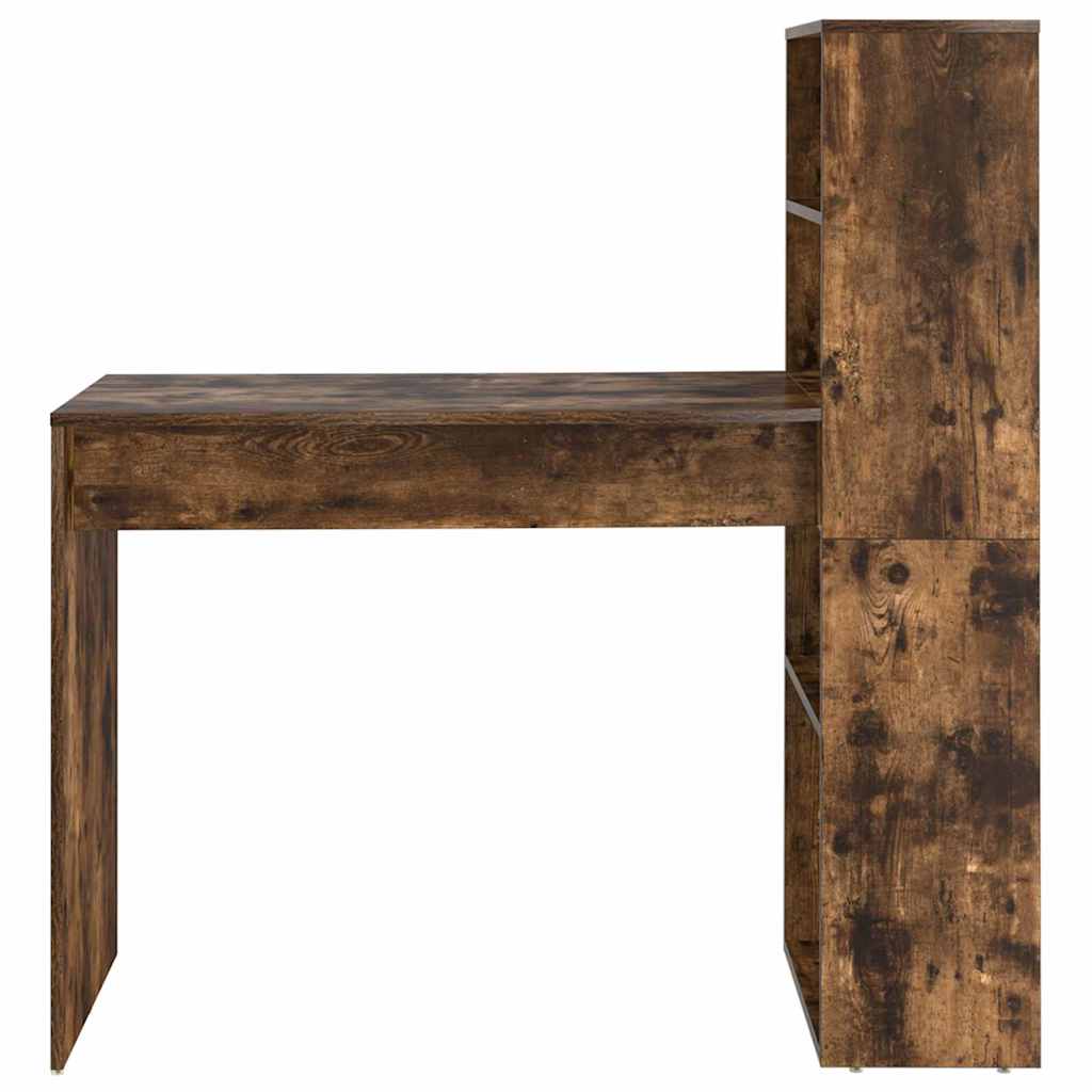 Stůl Kouřový Dub Kompozitní Dřevo 113 X 54 X 120 Cm