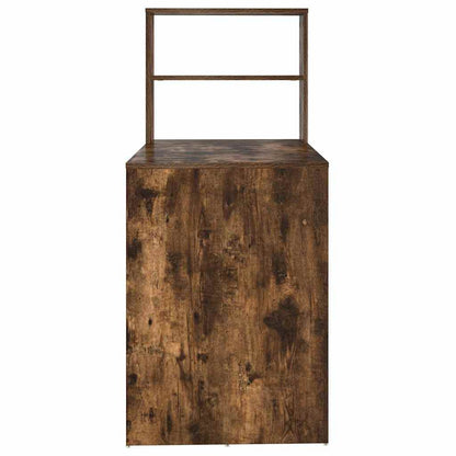Stůl Kouřový Dub Kompozitní Dřevo 113 X 54 X 120 Cm