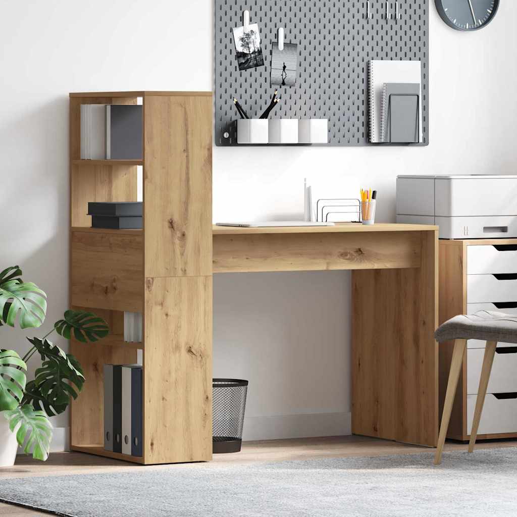 Stůl Artisanový Dub Kompozitní Dřevo 113 X 54 X 120 Cm