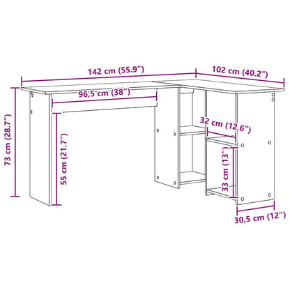 Stůl Betonově Šedá Kompozitní Dřevo 142 X 102 X 73 Cm