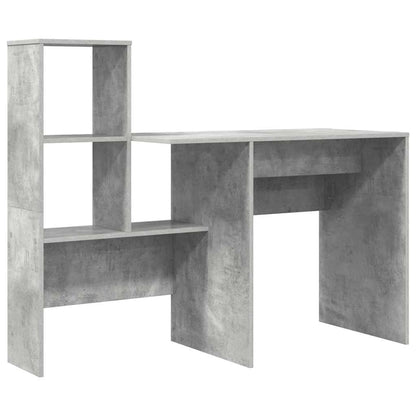 Stůl Betonově Šedá Kompozitní Dřevo 131,5 X 50 X 106,5 Cm