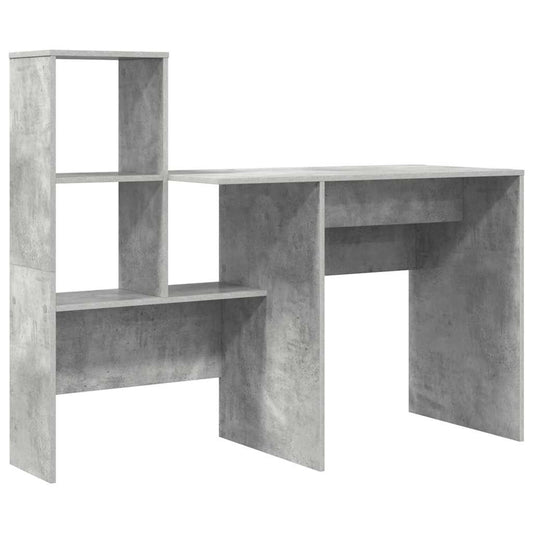 Stůl Betonově Šedá Kompozitní Dřevo 131,5 X 50 X 106,5 Cm