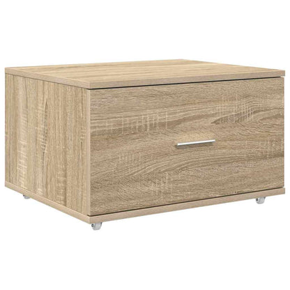 Skříň Se Zásuvkami S Kolem Sonoma Dub 55 X 45 X 31 Cm