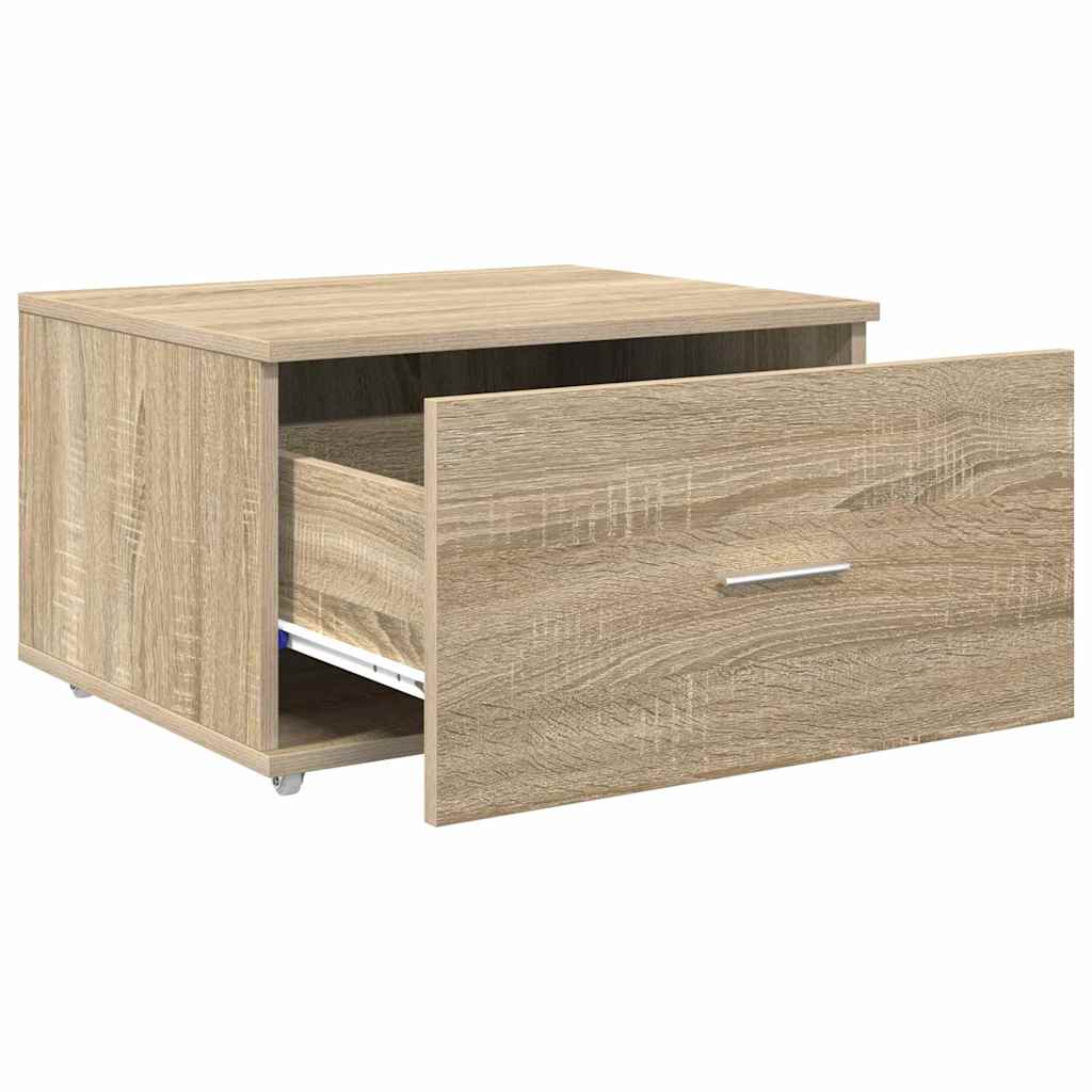 Skříň Se Zásuvkami S Kolem Sonoma Dub 55 X 45 X 31 Cm