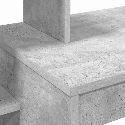 Stůl Betonově Šedá Kompozitní Dřevo 100 X 40 X 90 Cm