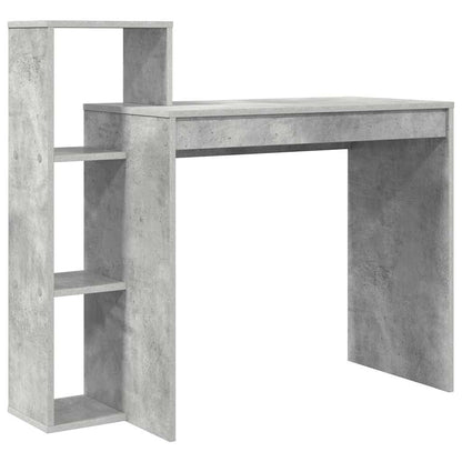 Stůl Betonově Šedá Kompozitní Dřevo 100 X 40 X 90 Cm