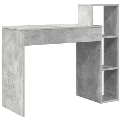 Stůl Betonově Šedá Kompozitní Dřevo 100 X 40 X 90 Cm