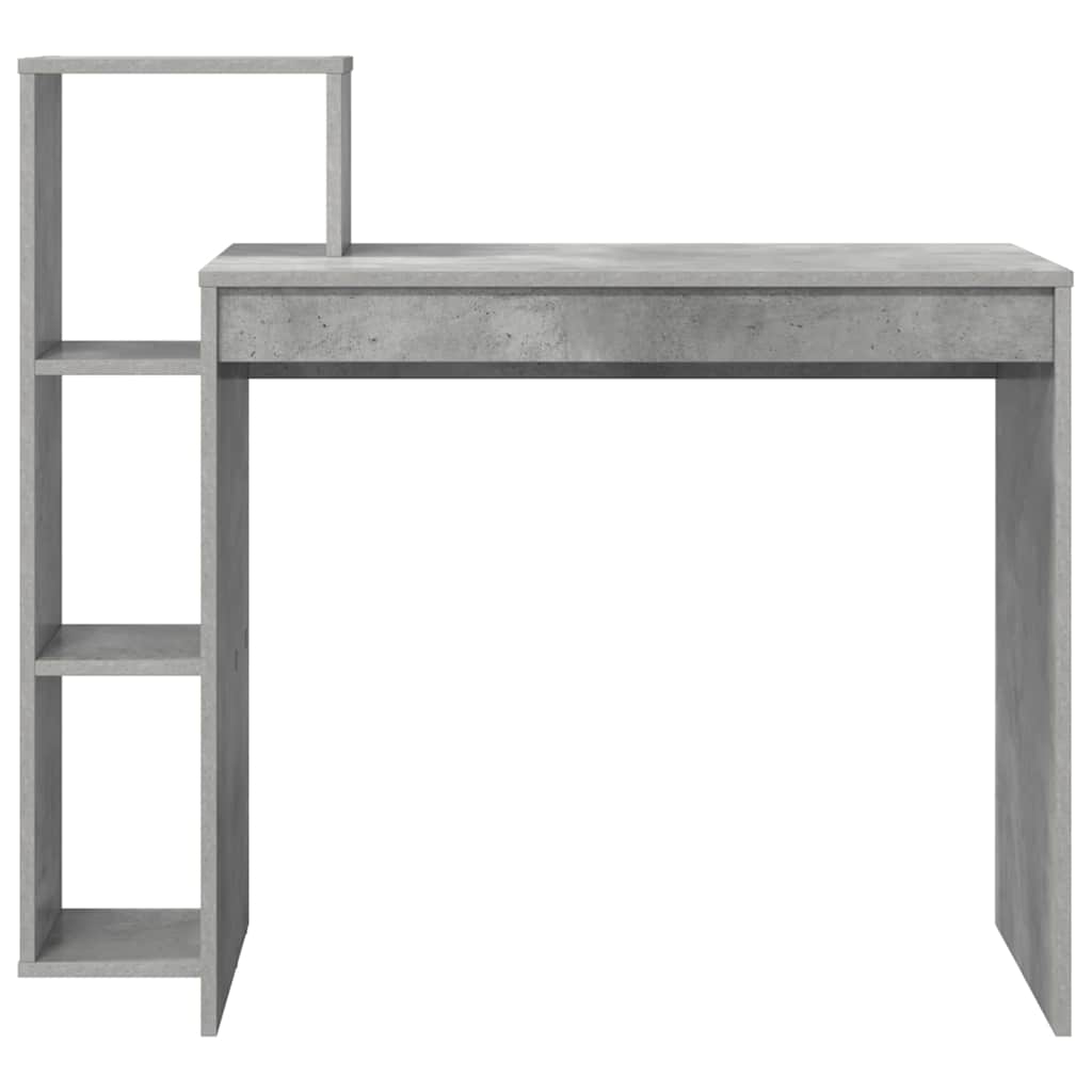 Stůl Betonově Šedá Kompozitní Dřevo 100 X 40 X 90 Cm