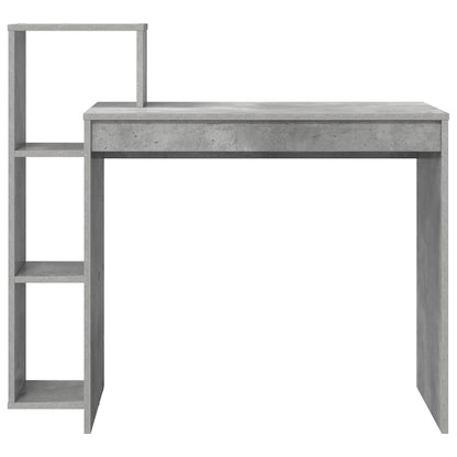 Stůl Betonově Šedá Kompozitní Dřevo 100 X 40 X 90 Cm