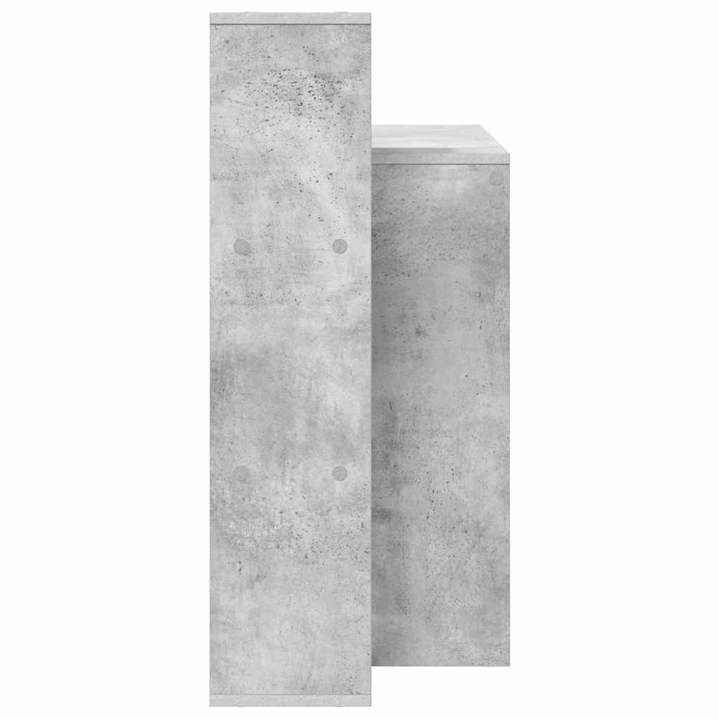 Stůl Betonově Šedá Kompozitní Dřevo 100 X 40 X 90 Cm