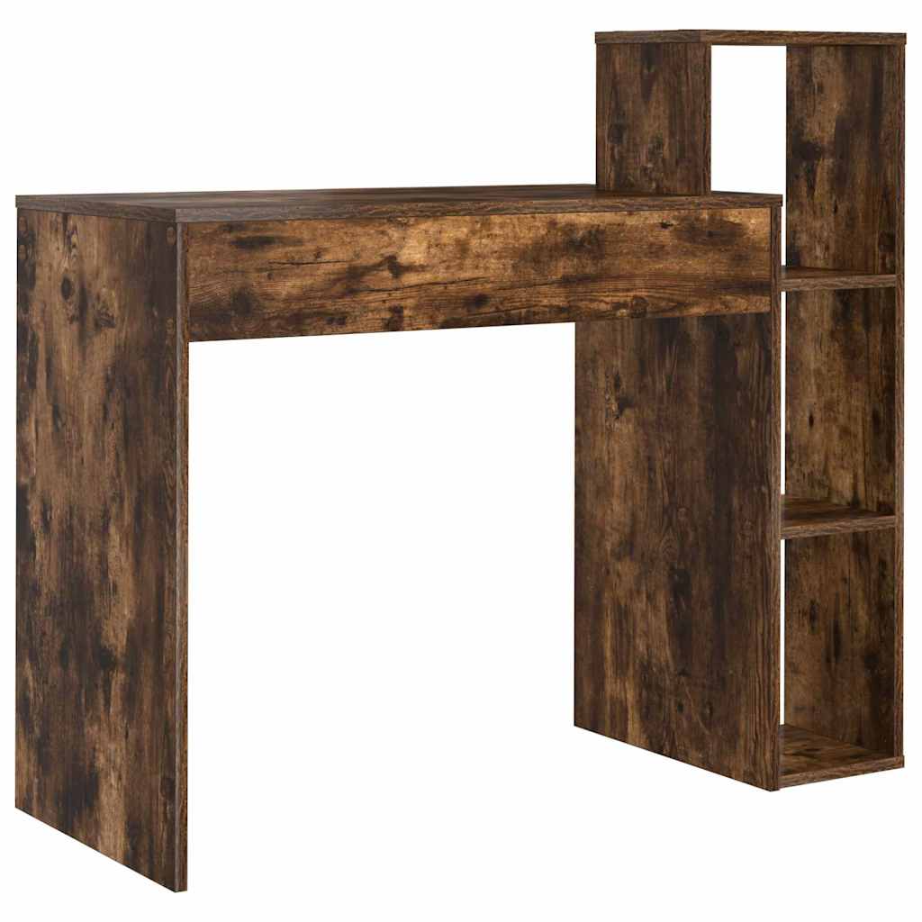 Stůl Kouřový Dub Kompozitní Dřevo 100 X 40 X 90 Cm