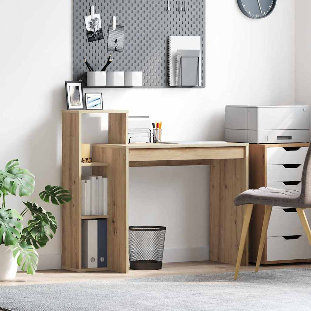 Stůl Artisanový Dub Kompozitní Dřevo 100 X 40 X 90 Cm