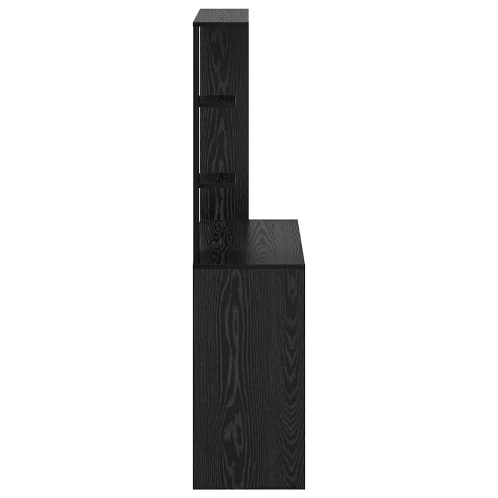 Stůl Černý Dub Kompozitní Dřevo 78,5 X 37 X 154,5 Cm