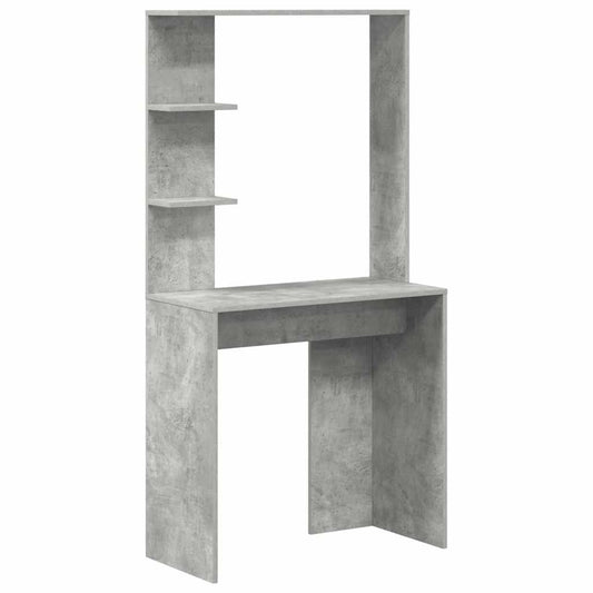 Stůl Betonově Šedá Kompozitní Dřevo 78,5 X 37 X 154,5 Cm