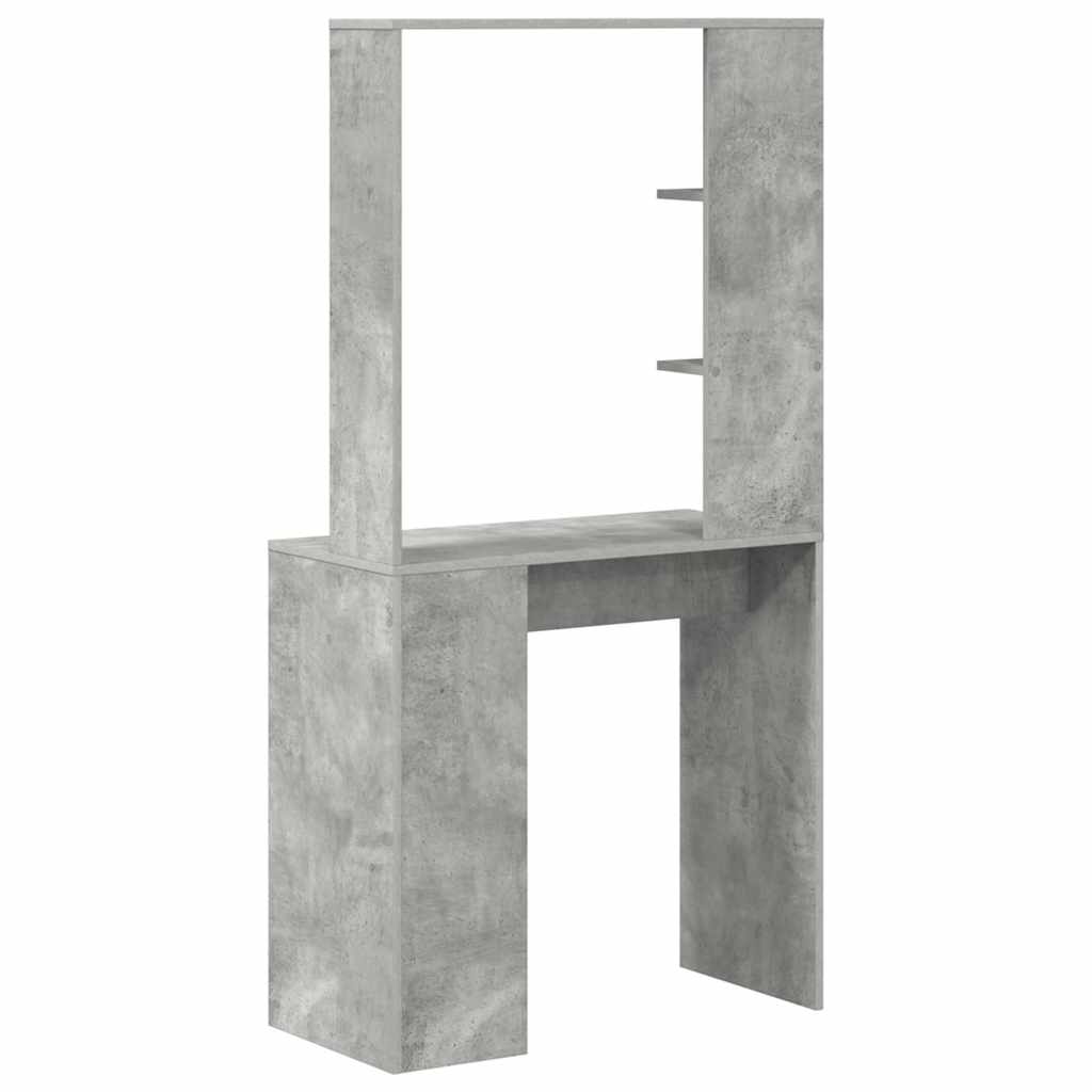 Stůl Betonově Šedá Kompozitní Dřevo 78,5 X 37 X 154,5 Cm
