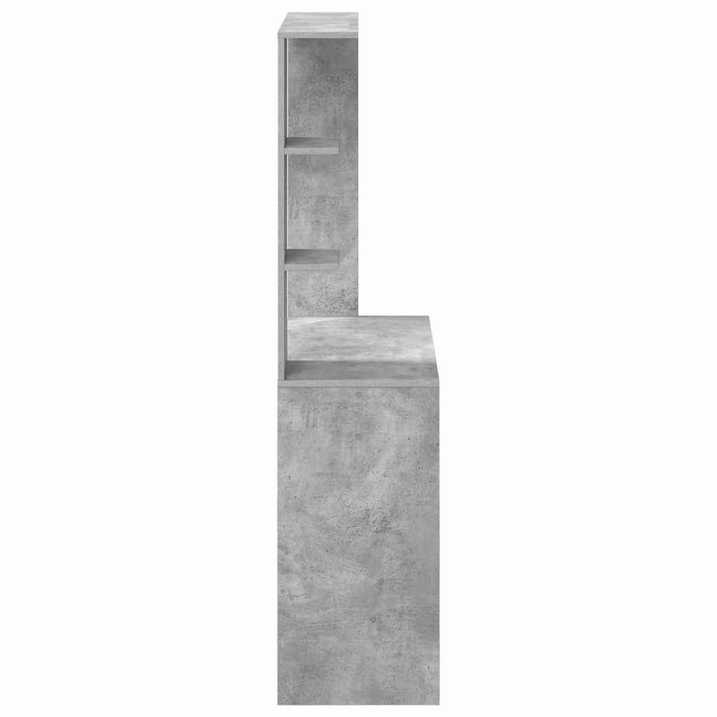 Stůl Betonově Šedá Kompozitní Dřevo 78,5 X 37 X 154,5 Cm