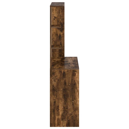 Stůl Kouřový Dub Kompozitní Dřevo 78,5 X 37 X 154,5 Cm